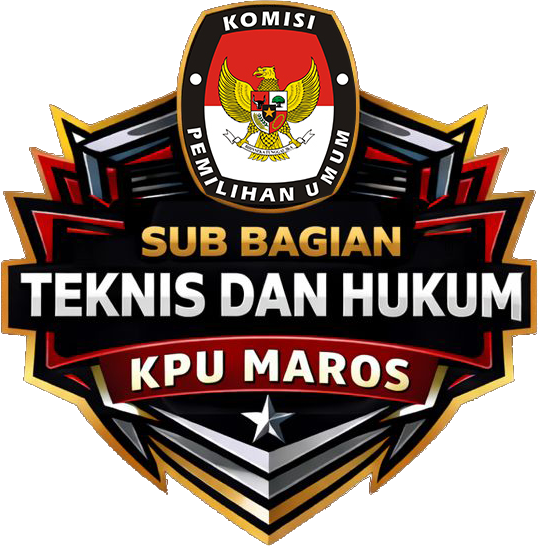 Logo Sub Bagian Teknis dan Hukum KPU Maros